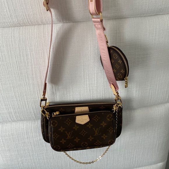 💘sold💘Louis Vuitton NIB Multi-pochette rose - Picture 2 of 8